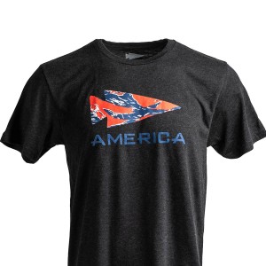 Black Goruck American Tiger Stripe Spearhead Men's T-Shirt | CA-NMD-548619