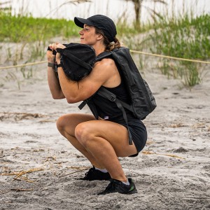 Black Goruck Indestructible Training Women's Shorts | CA-NCQ-412530