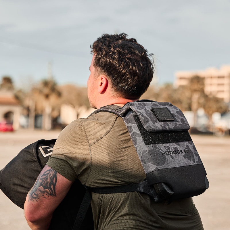 Black Camo Goruck 3.0 Standard Accessories Ruck Plate Carrier | CA-MFV-370218