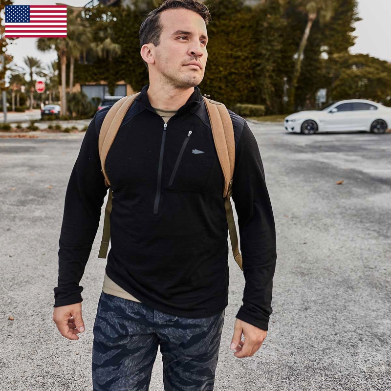Black Goruck 24.7 Simple Midweight – USA Men\'s Pants | CA-RJK-794038