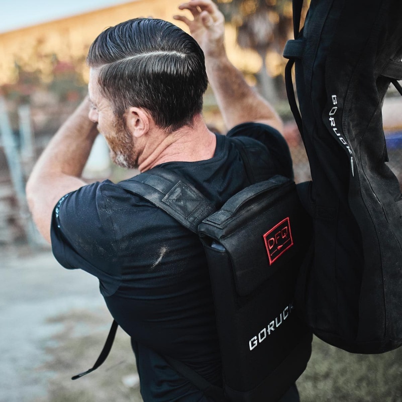 Black Goruck 3.0 Long (30/45LB) Accessories Ruck Plate Carrier | CA-NTM-073645