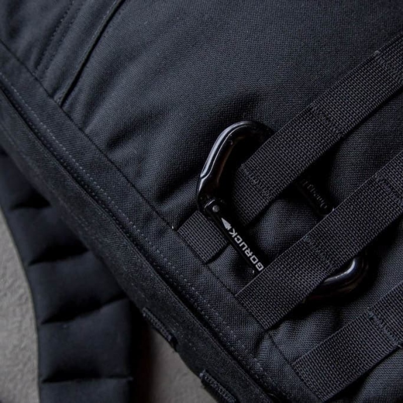 Black Goruck Carabiner Logo Accessories Accessories | CA-GTC-790265