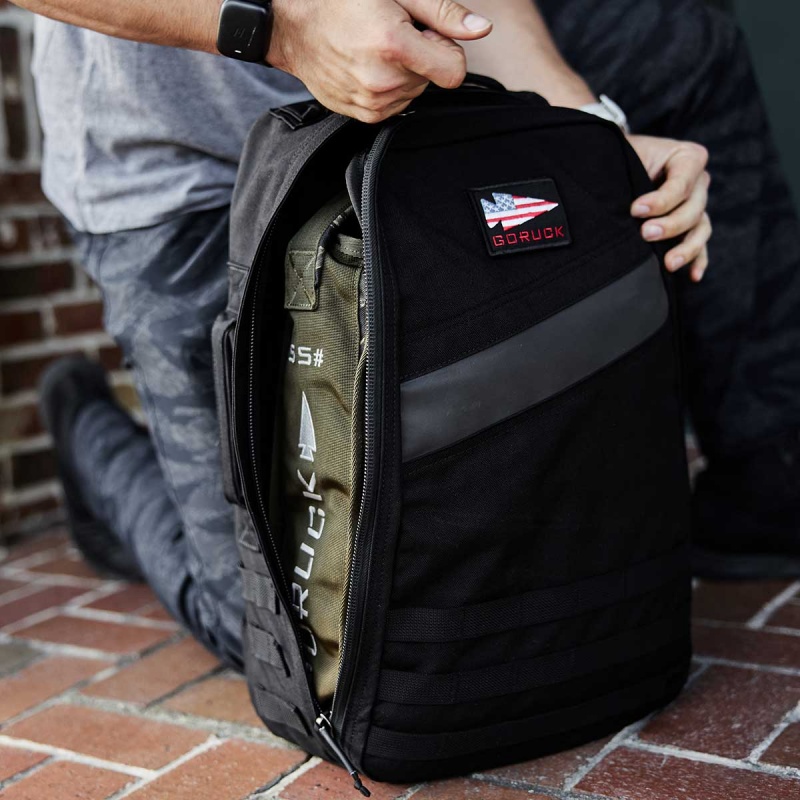 Black Goruck Jerry Can 55LB Accessories Training Sandbags | CA-NCJ-039825