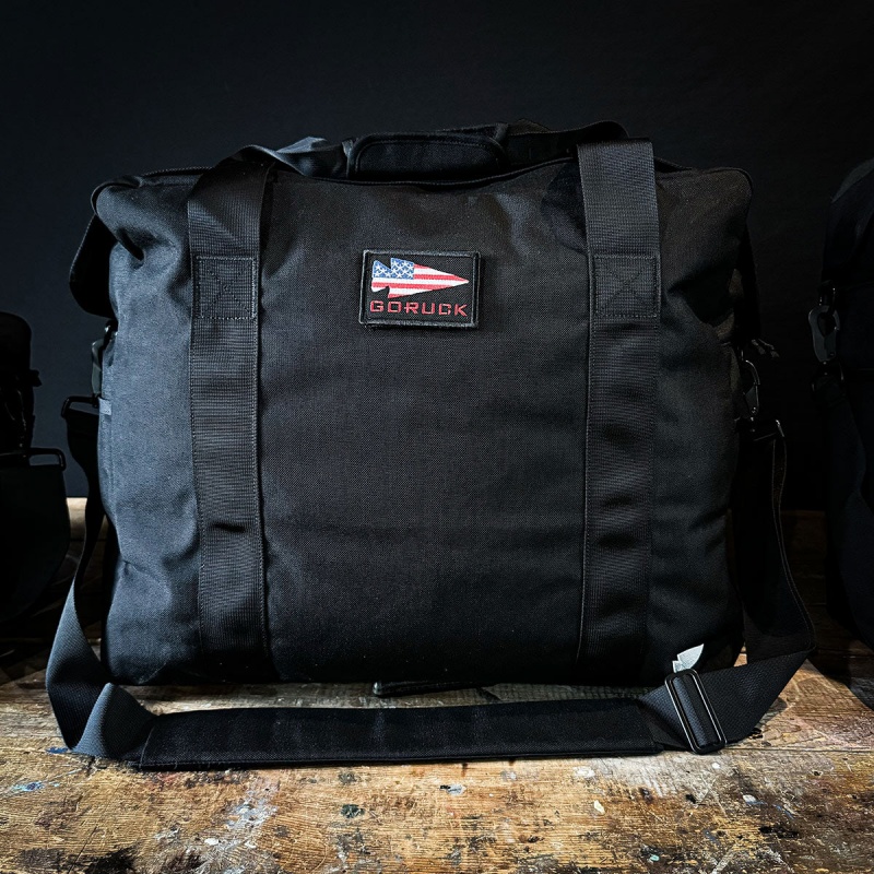 Black Goruck Kit (Includes Shoulder Strap) Accessories Bags | CA-MLF-491726