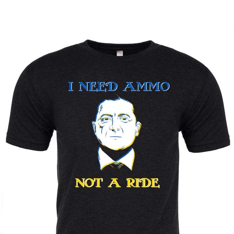 Black Goruck Stand With Ukraine (SOA Fundraiser) Men\'s T-Shirt | CA-TWK-496372