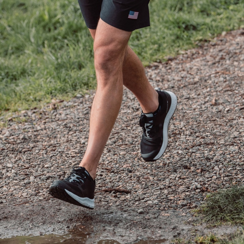Black Goruck Women's Rough Runners | CA-UQM-709562