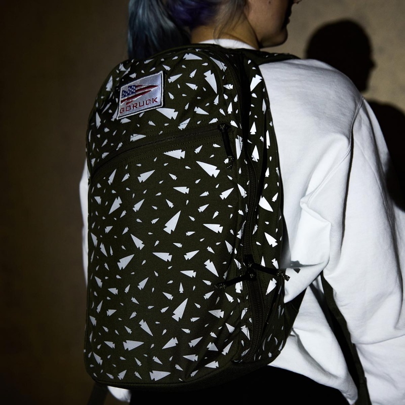 Green Goruck Ruck Classic Reflective Spearhead Accessories Bullet | CA-DSP-296870