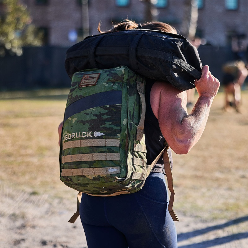 Green / Orange Goruck 4.0 20L Accessories Rucker | CA-XOB-837651