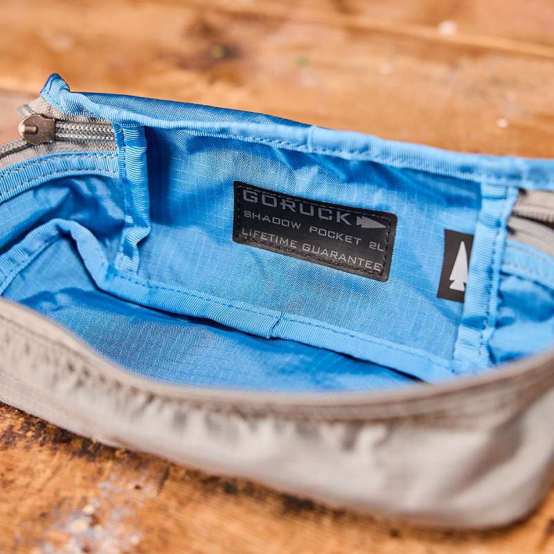 Grey / Blue Goruck Shadow Pockets Ripstop ROBIC® 2L Accessories Bags | CA-AJE-503264