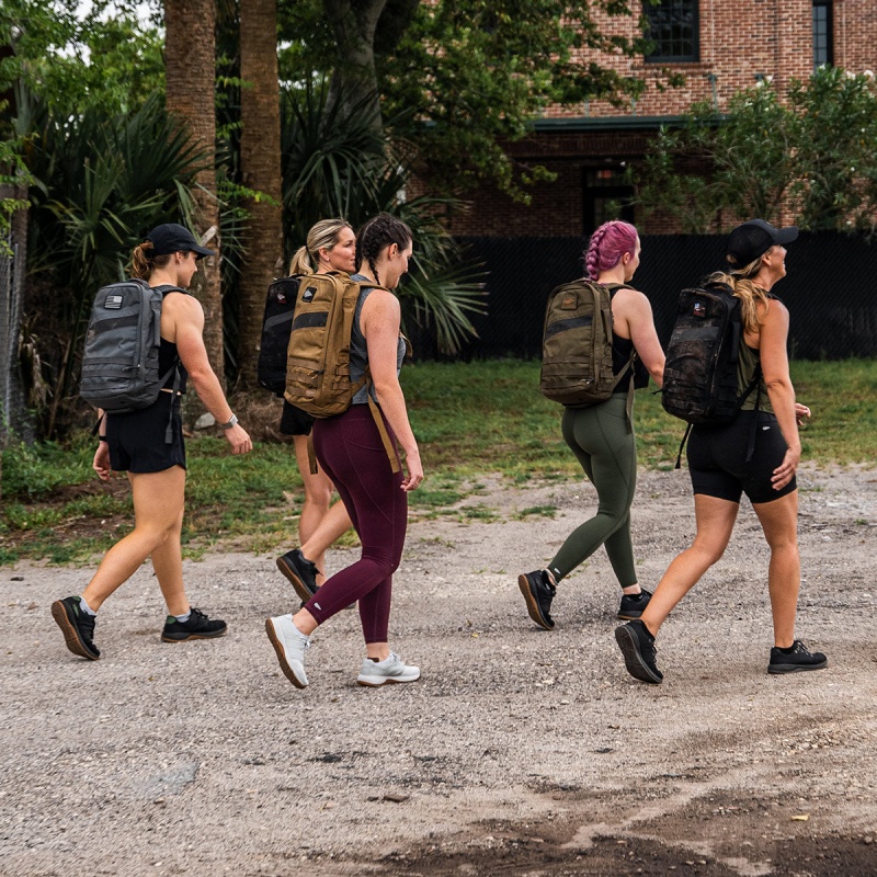 Red Goruck Indestructible Tough / Pockets Women's Leggings | CA-YRS-260384