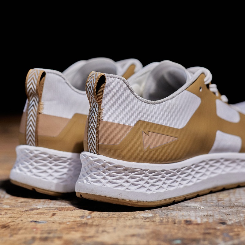 White / Brown Goruck Speed Women's Rough Runners | CA-VJT-093815